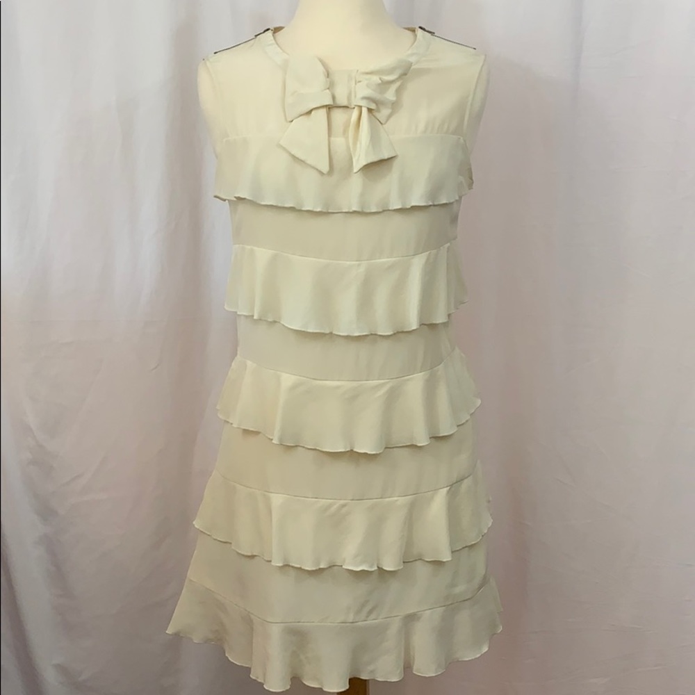 See by Chloé Silk Ruffle Bow Dress